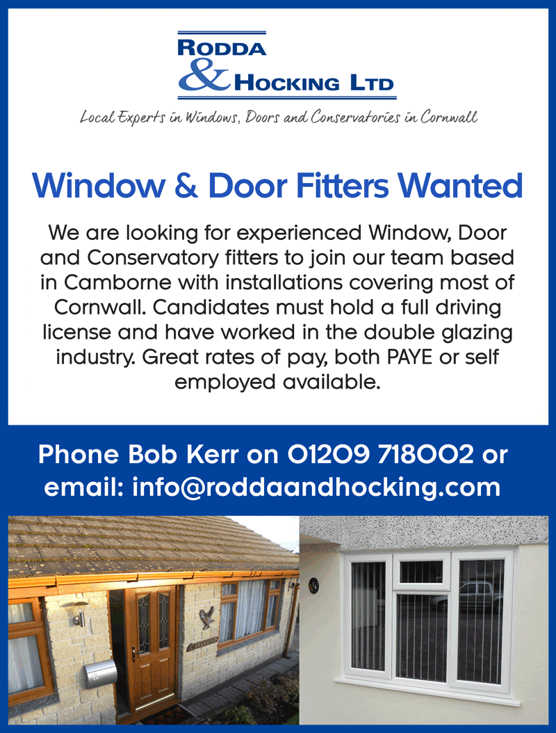Window and Door Fitters Wanted